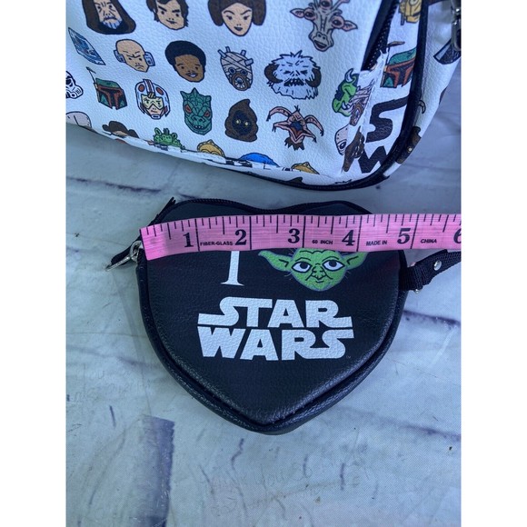 Star Wars Crew All Over Print Faux Leather Mini Backpack Bag With Coin Purse NEW main image 4